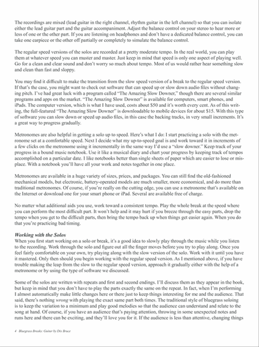 Bluegrass Breaks: Guitar Guitar scores gallery preview page 5