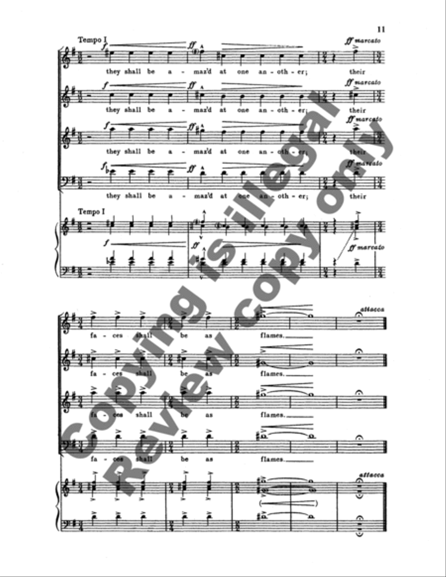 The Noise of the Multitude 4-Part scores gallery preview page 14