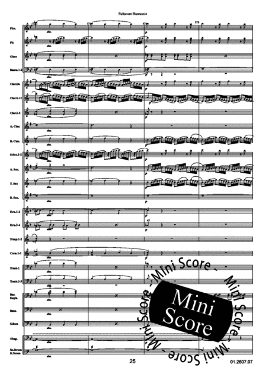 Anacreon Ouverture Anacreon Ouverture Concert Band scores gallery preview page 31