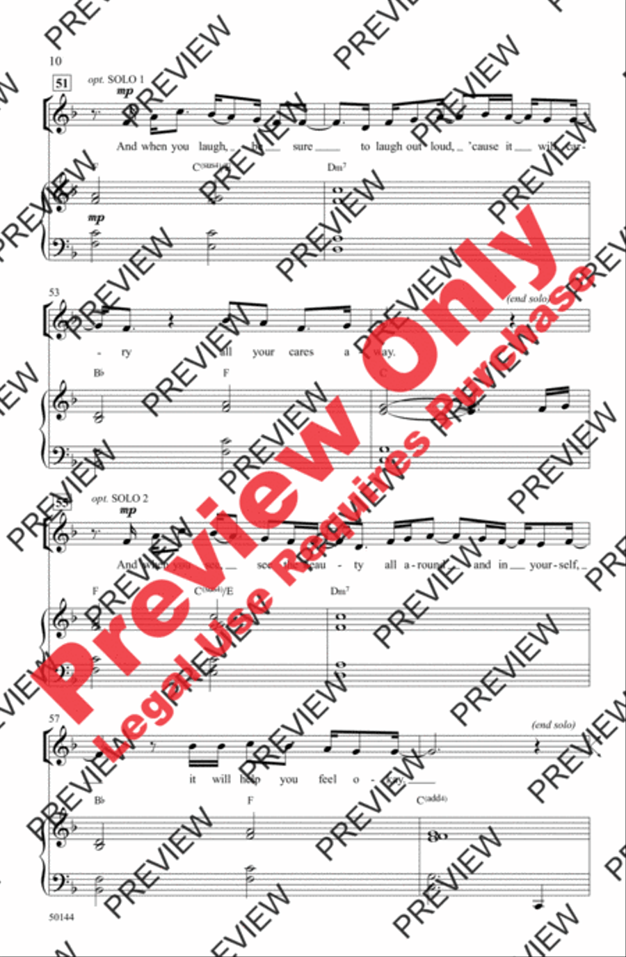 Dream Big 2-Part scores gallery preview page 10