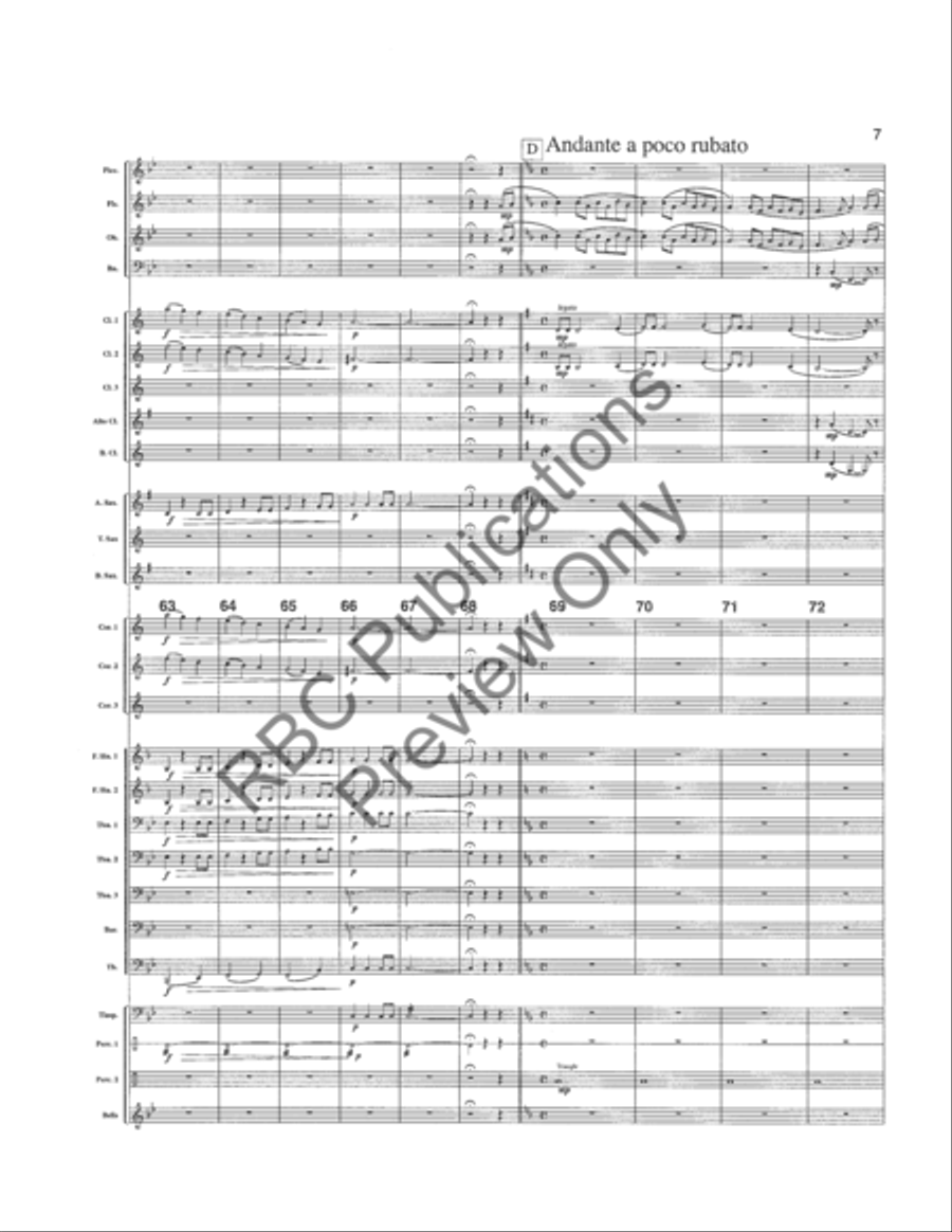 Celtic Legend (Score) Concert Band scores gallery preview page 10