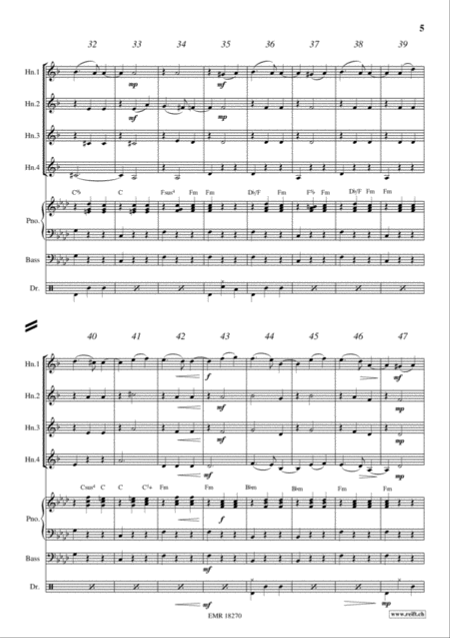 Les Yeux Noirs Horn scores gallery preview page 5