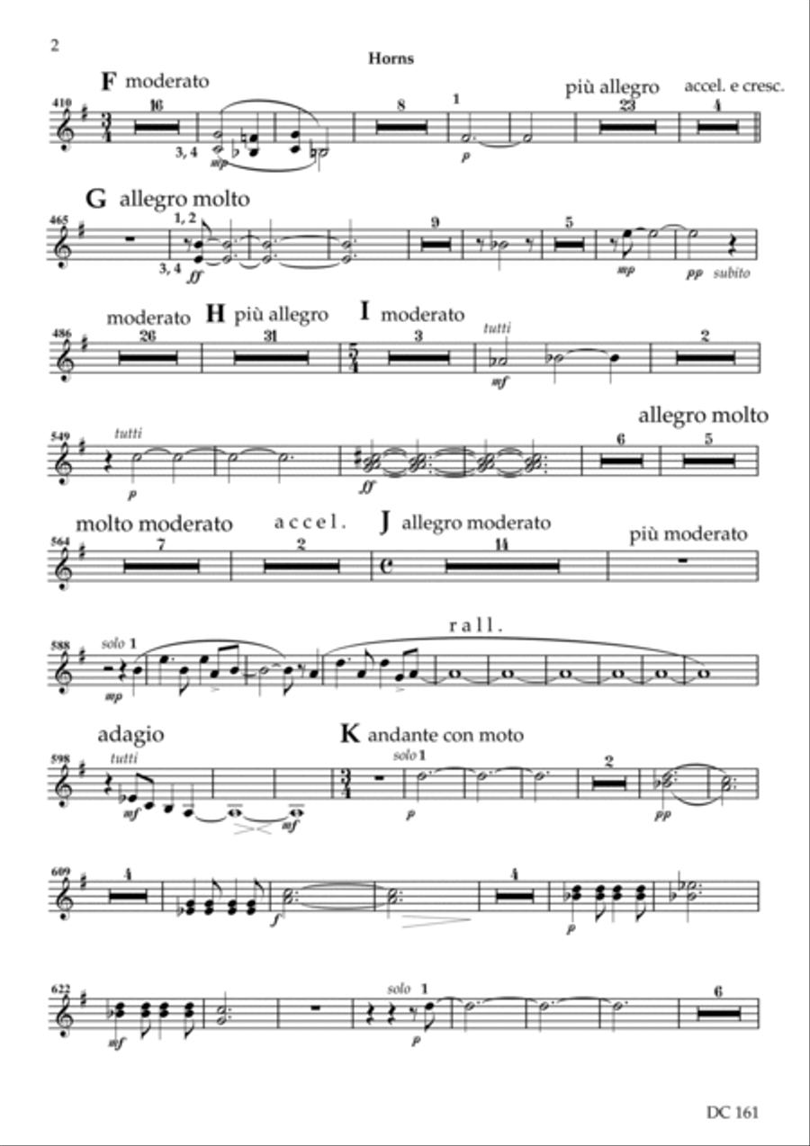 Vinlandsaga - a Nordic Symphony [brass, percussion and harp parts]