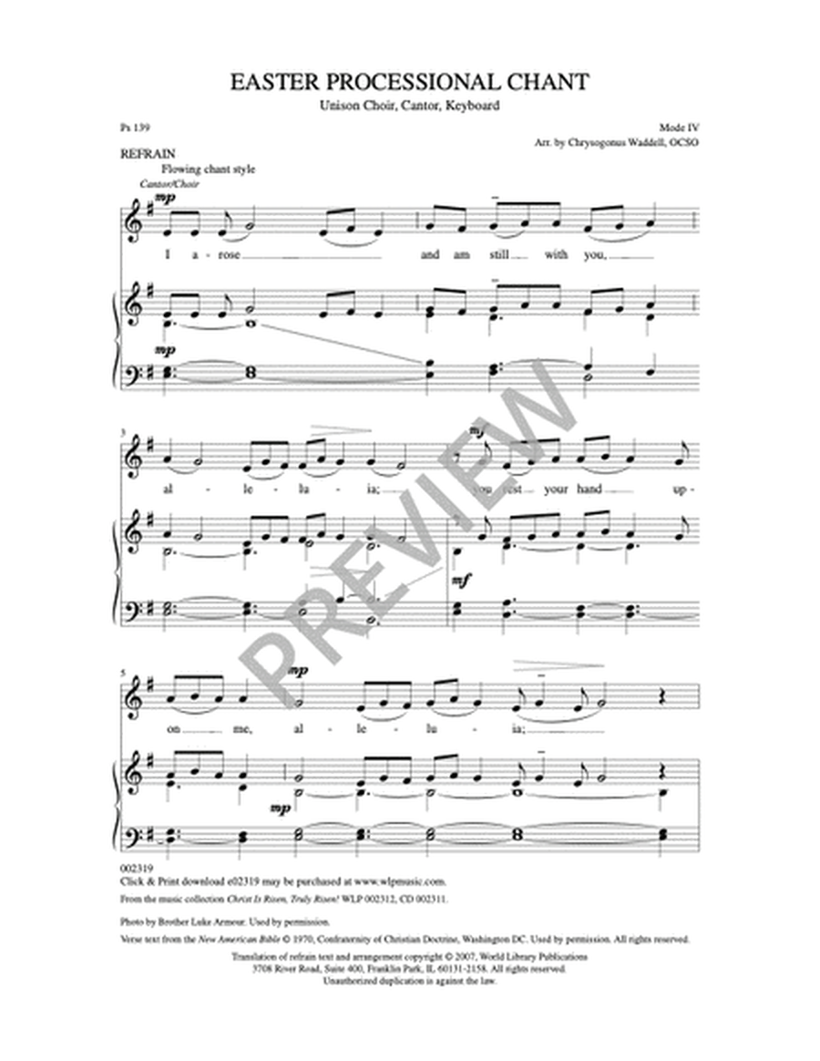 Easter Processional Chant