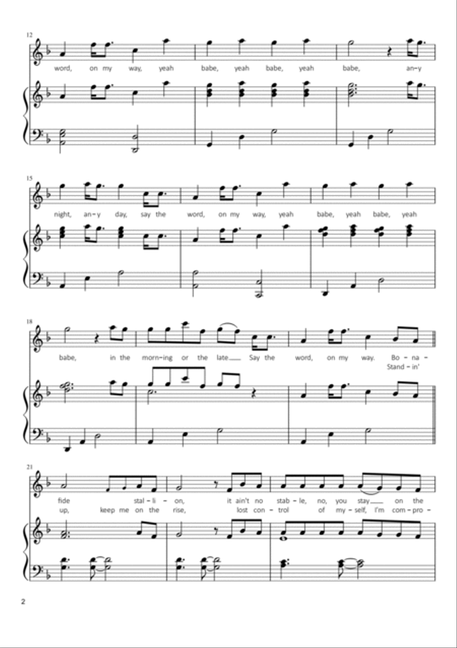 Yummy Voice scores gallery preview page 2