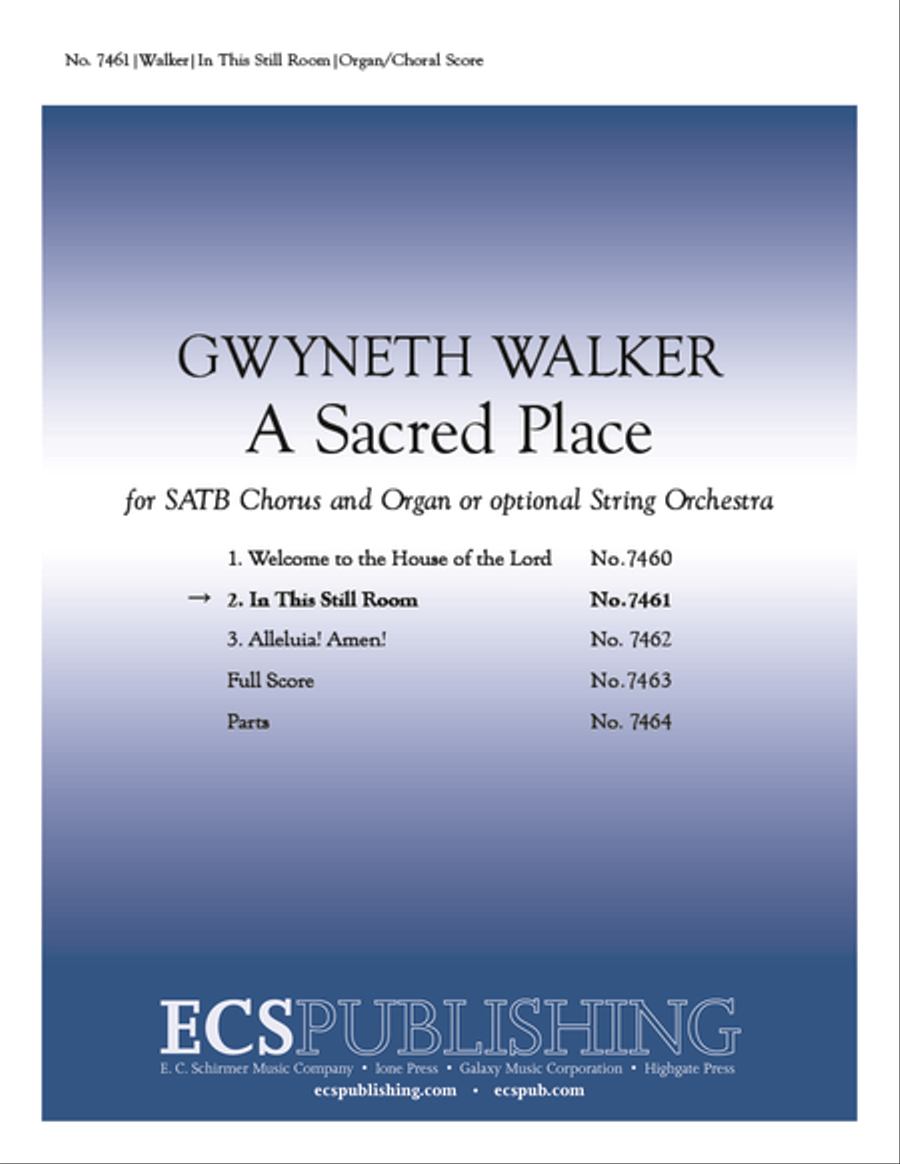 A Sacred Place: 2. In This Still Room 4-Part scores gallery preview page 1