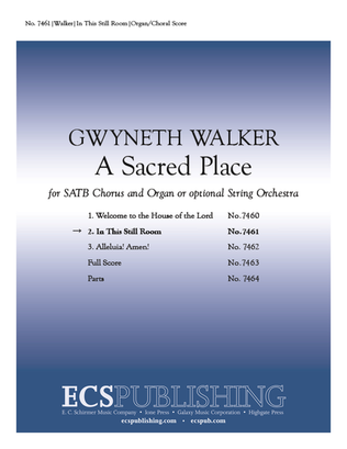 Book cover for A Sacred Place: 2. In This Still Room (Organ/Choral Score)