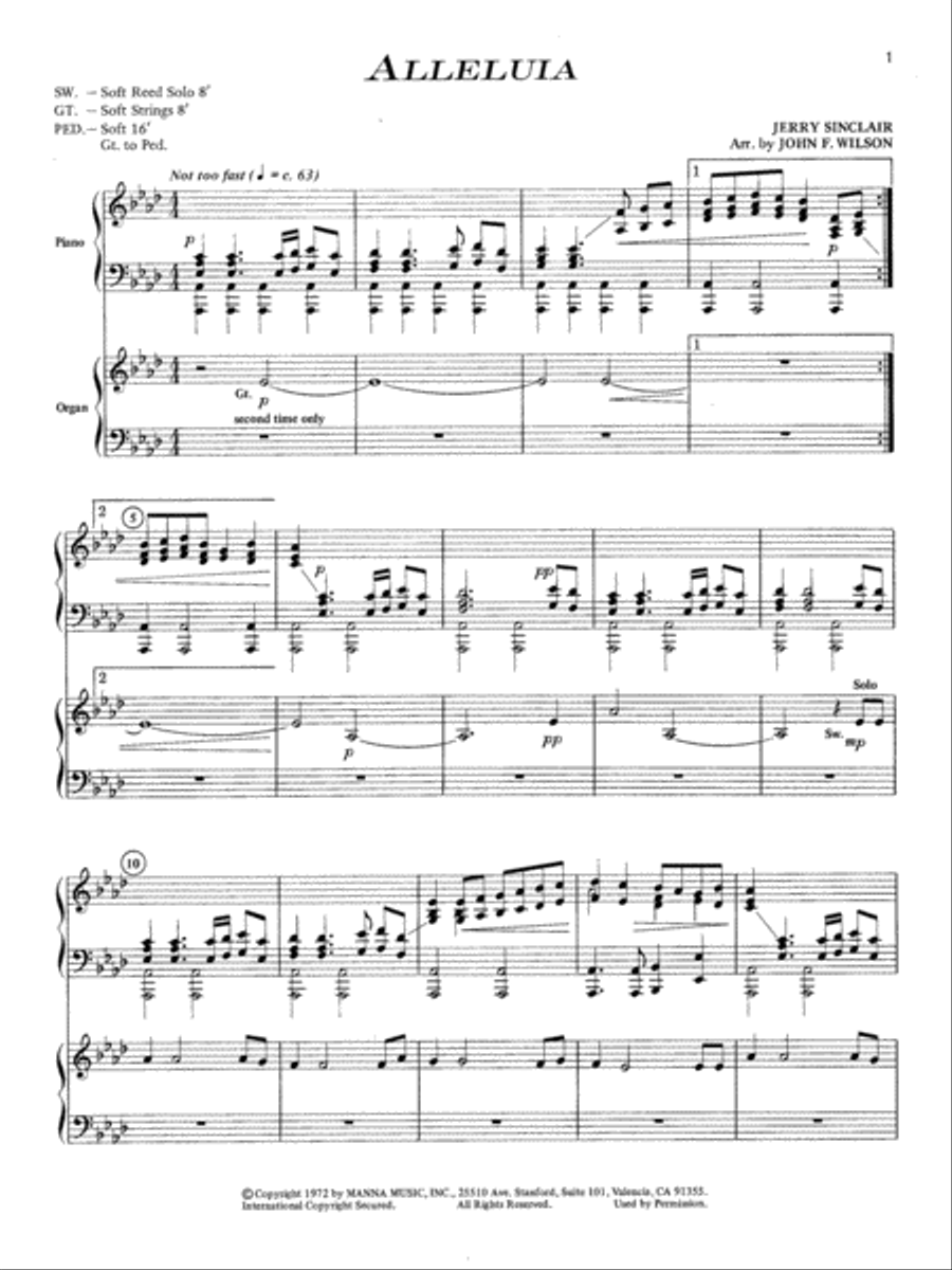 Gospel Greats Organ scores gallery preview page 2