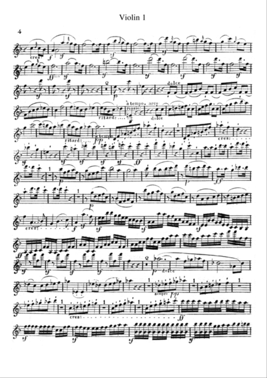 Beethoven Symphony No.8 all mvts. for String Quintet, CB092 String Quintet scores gallery preview page 4