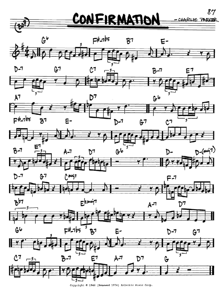 Confirmation B-Flat Instrument scores gallery preview page 1