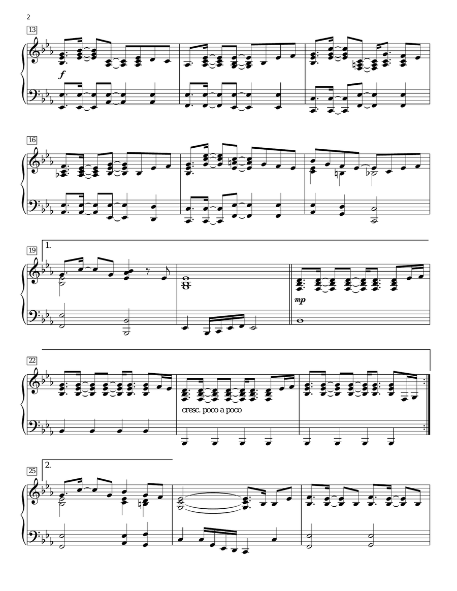 When Will My Life Begin? (from Tangled) Piano Solo scores gallery preview page 2