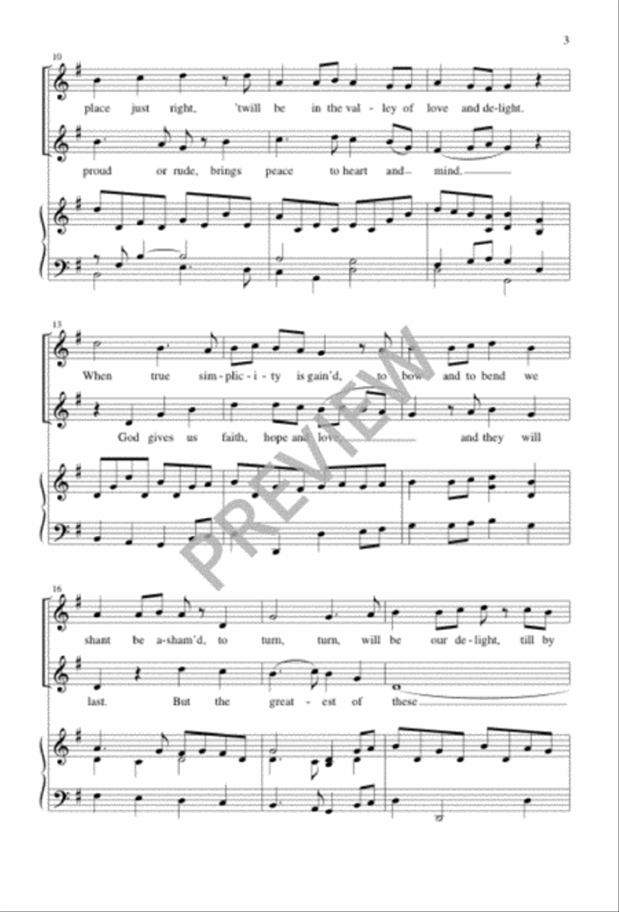 The Simple Gift of Love 2-Part scores gallery preview page 3