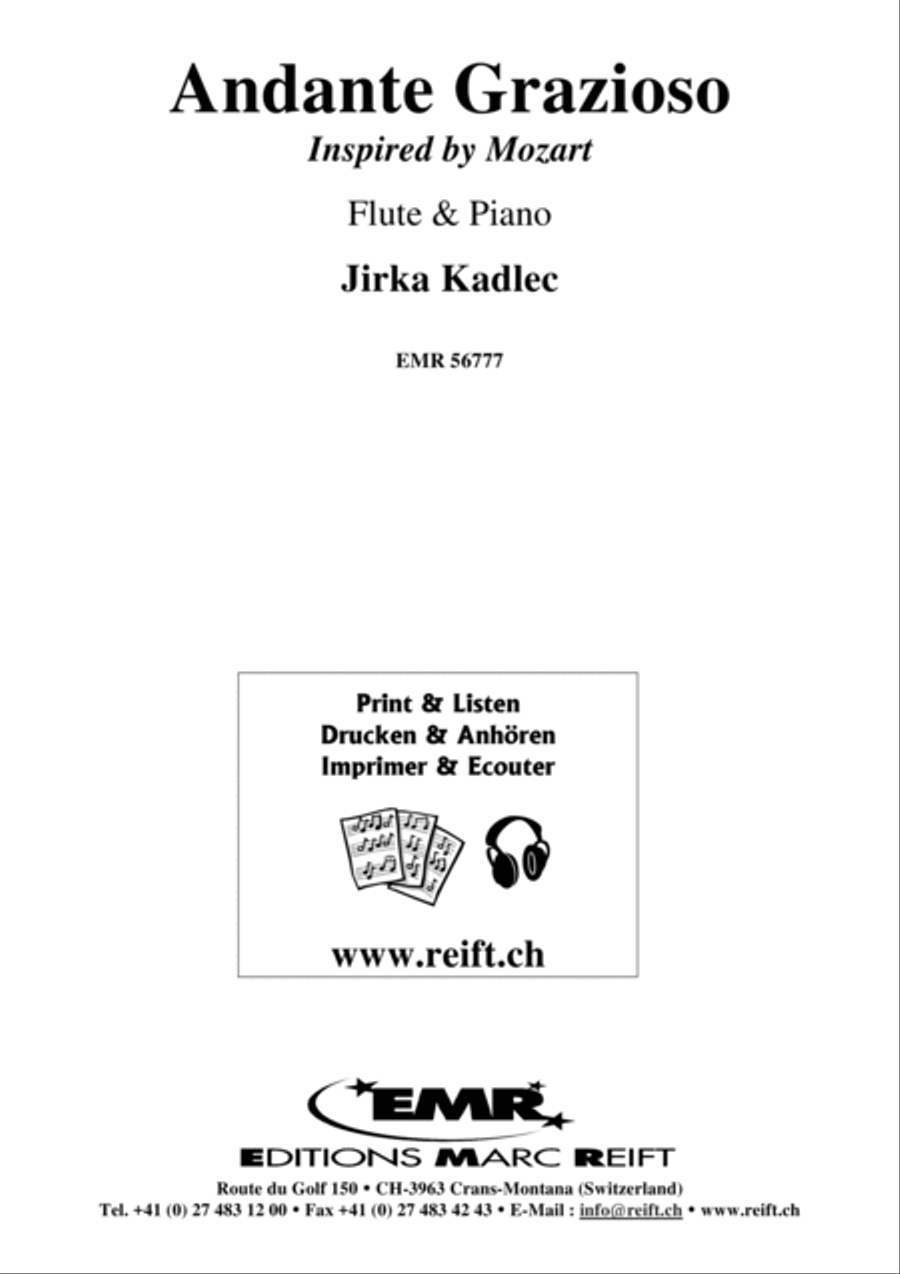 Andante Grazioso Flute Solo scores gallery preview page 2