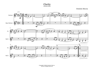 Clarity- Clarinet Duet