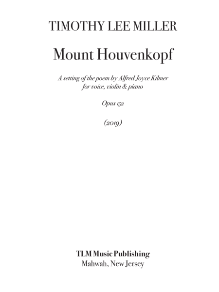 Mount Houvenkopf