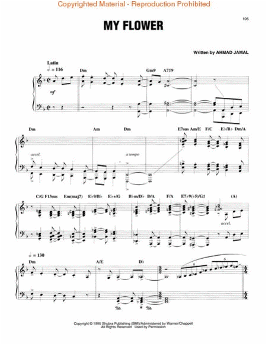 Ahmad Jamal Collection Ahmad Jamal Collection Piano Solo scores gallery preview page 4