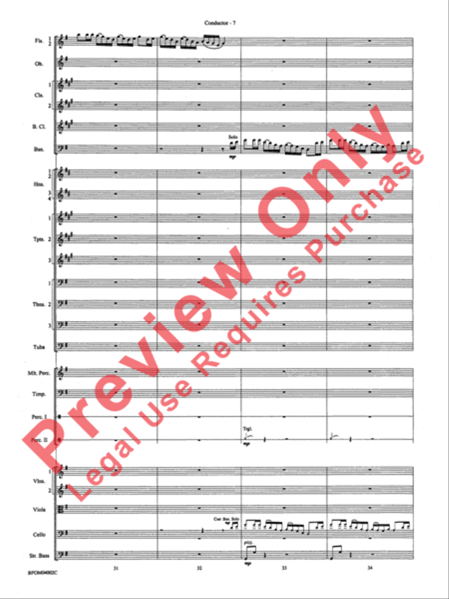 Prairiesong Full Orchestra scores gallery preview page 10