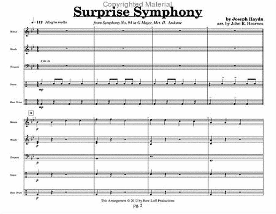A Taste OF Classicals (Blast Off Series) Percussion Ensemble scores gallery preview page 3