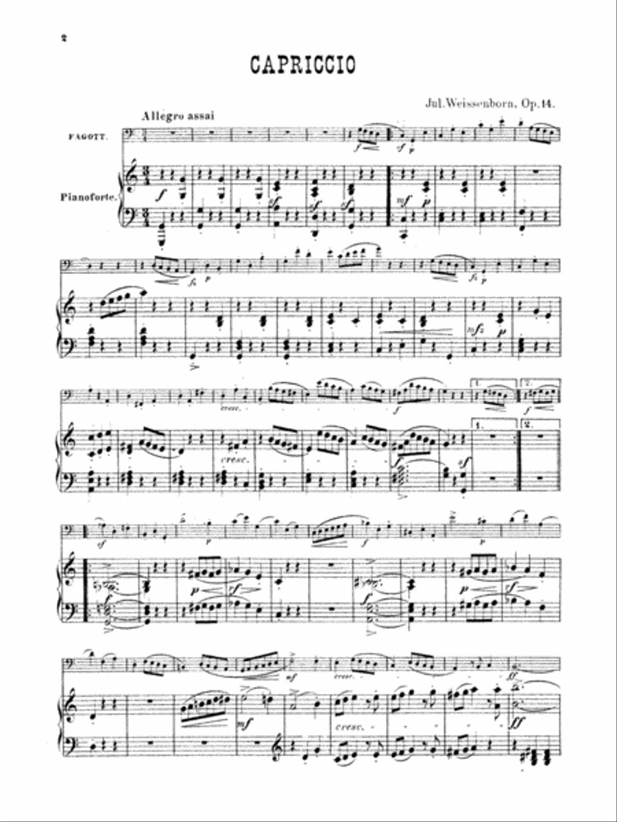 Capriccio, Op. 14 Small Ensemble scores gallery preview page 3