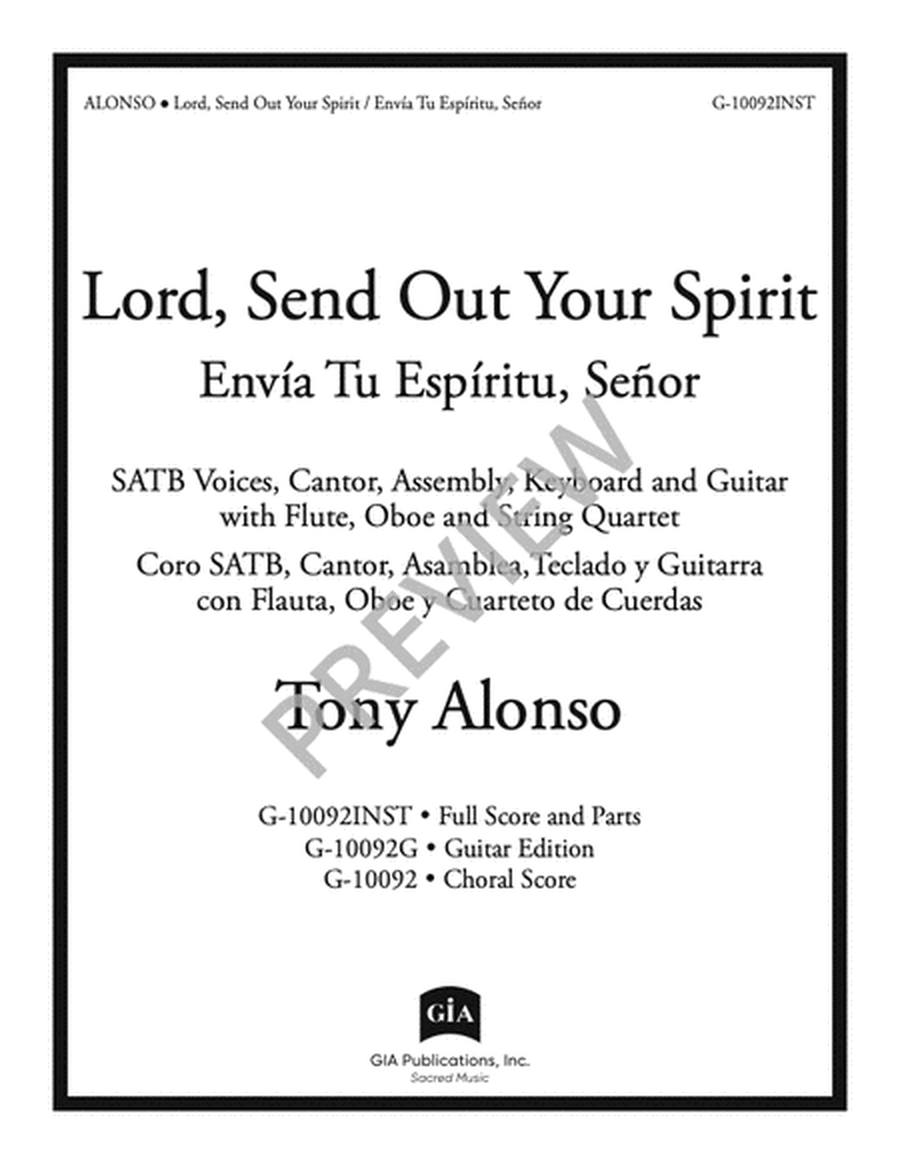 Lord, Send Out Your Spirit / Envía Tu Espíritu, Señor - Full Score and Instrument Parts