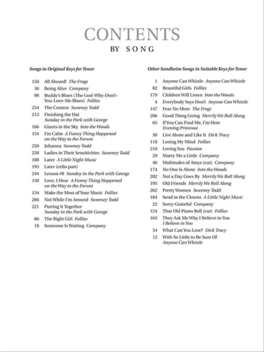 Sondheim for Singers Voice scores gallery preview page 3