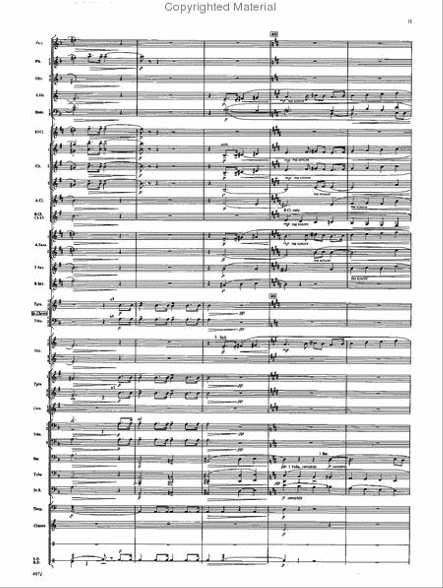 Fourth Suite for Band Concert Band scores gallery preview page 9