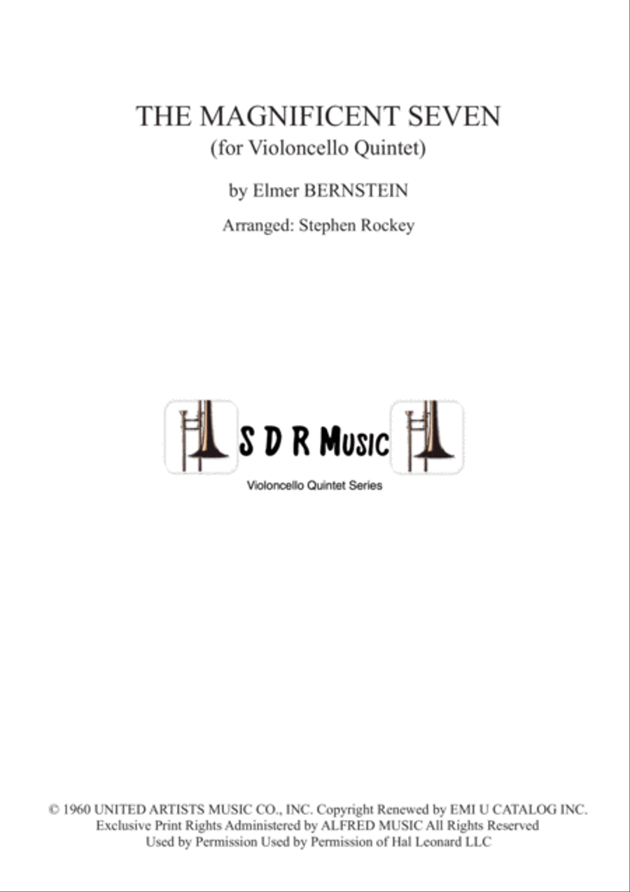 The Magnificent Seven String Quintet scores gallery preview page 1