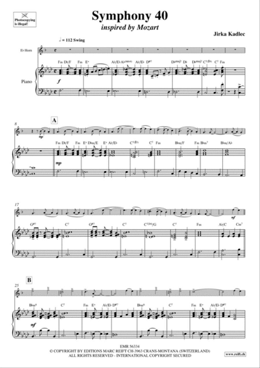 Symphony 40 Horn scores gallery preview page 4