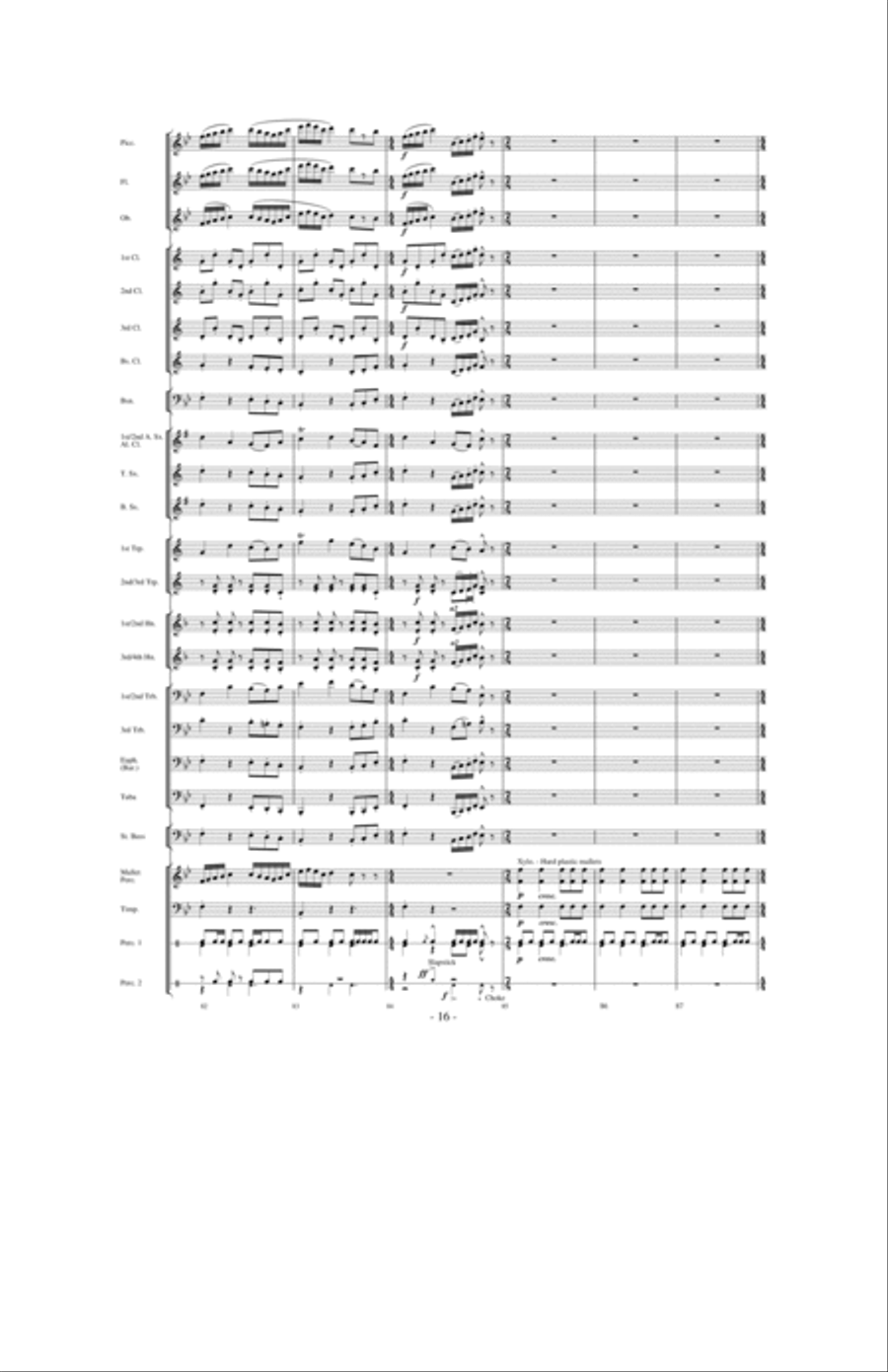 Moonscape Concert Band scores gallery preview page 15