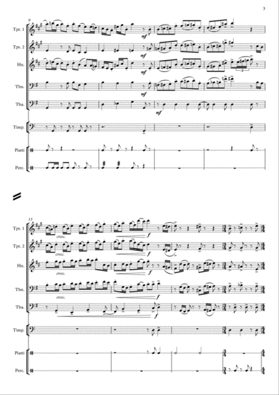 Holiday Flight (from "Home Alone") // Brass Quintet image number null