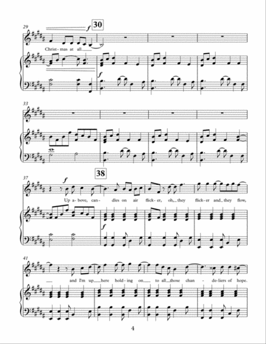 Christmas Lights Violin Solo scores gallery preview page 5