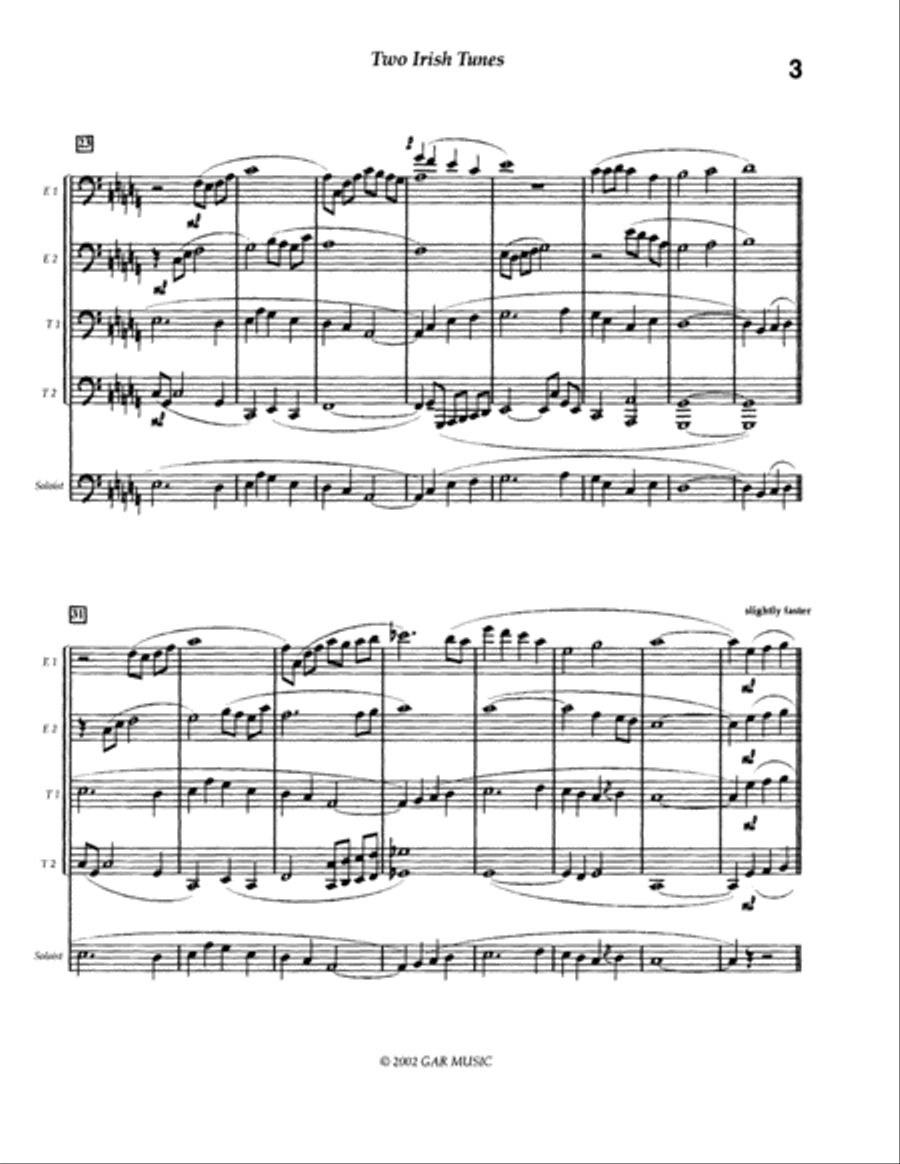 Two Irish Tunes EETT scores gallery preview page 4