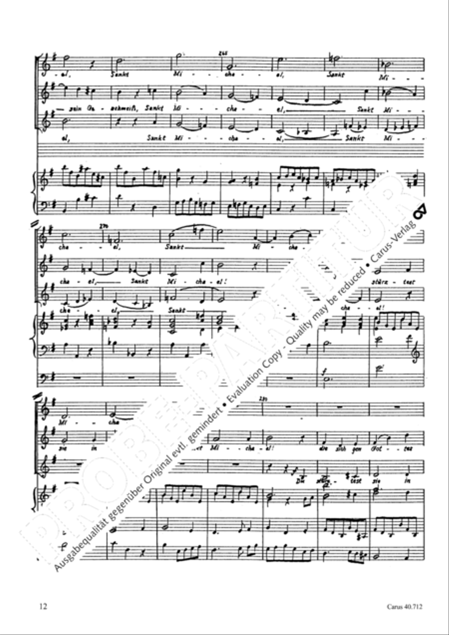 Unuberwindlich starker Held SSA scores gallery preview page 13
