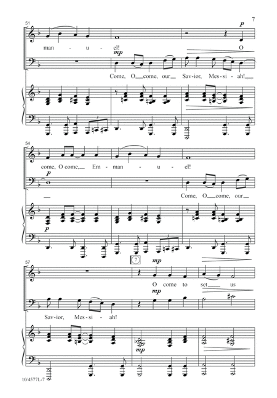O Come to Set Us Free O Come to Set Us Free 2-Part scores gallery preview page 8