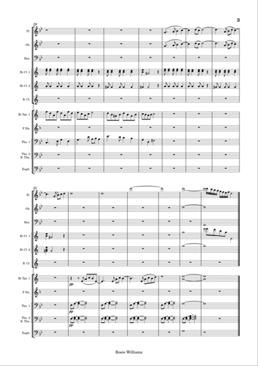 Fantasia Concert Band scores gallery preview page 4