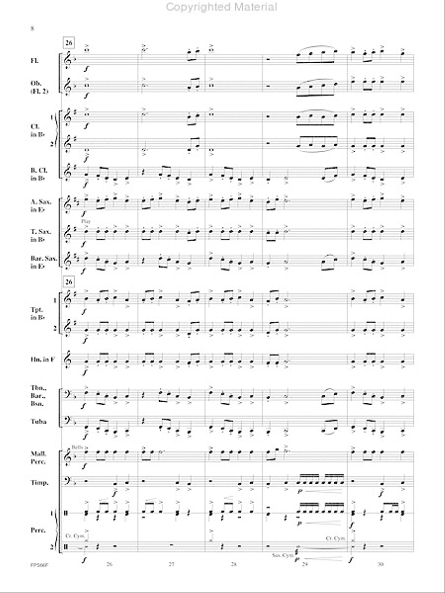 Atlantic Crossing Concert Band scores gallery preview page 9