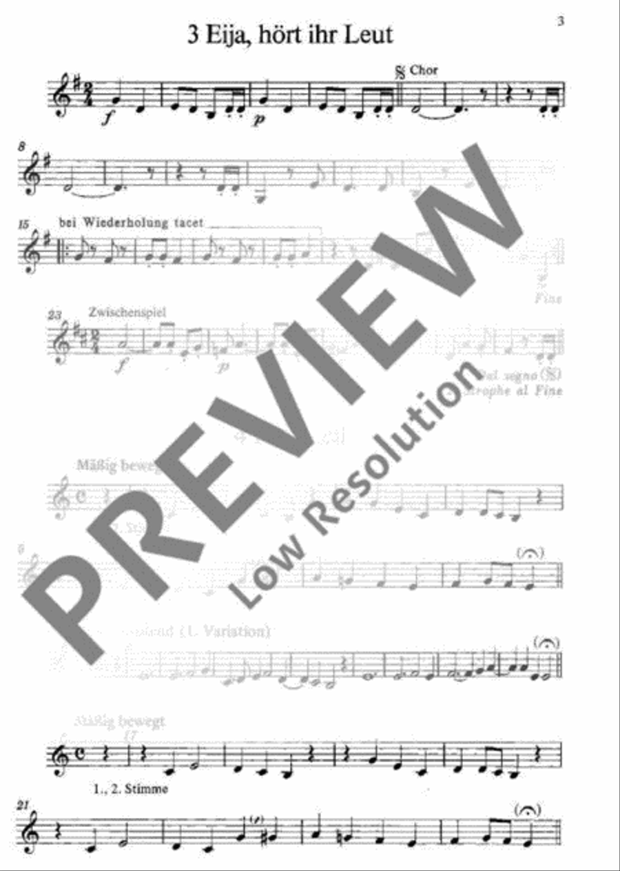 Mit freudigem Schall Choir scores gallery preview page 4