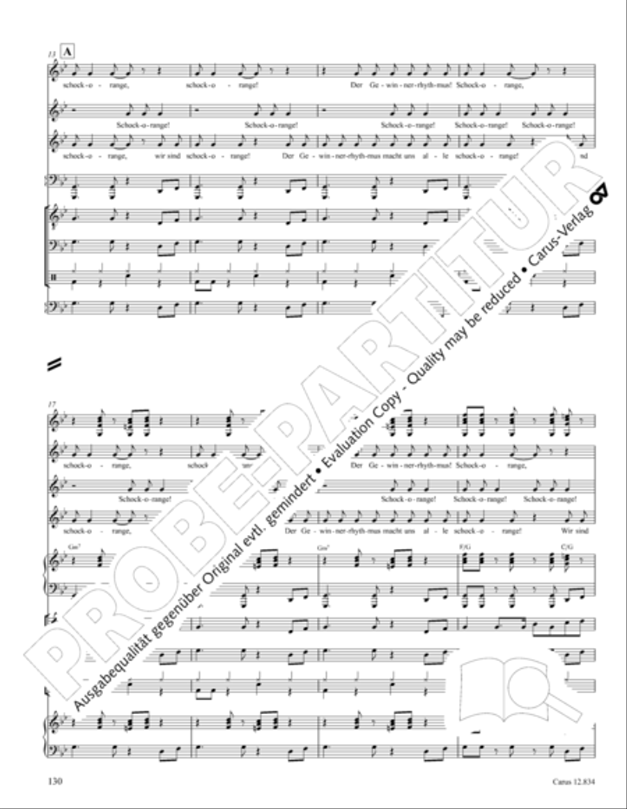 Schockorange Choir scores gallery preview page 131