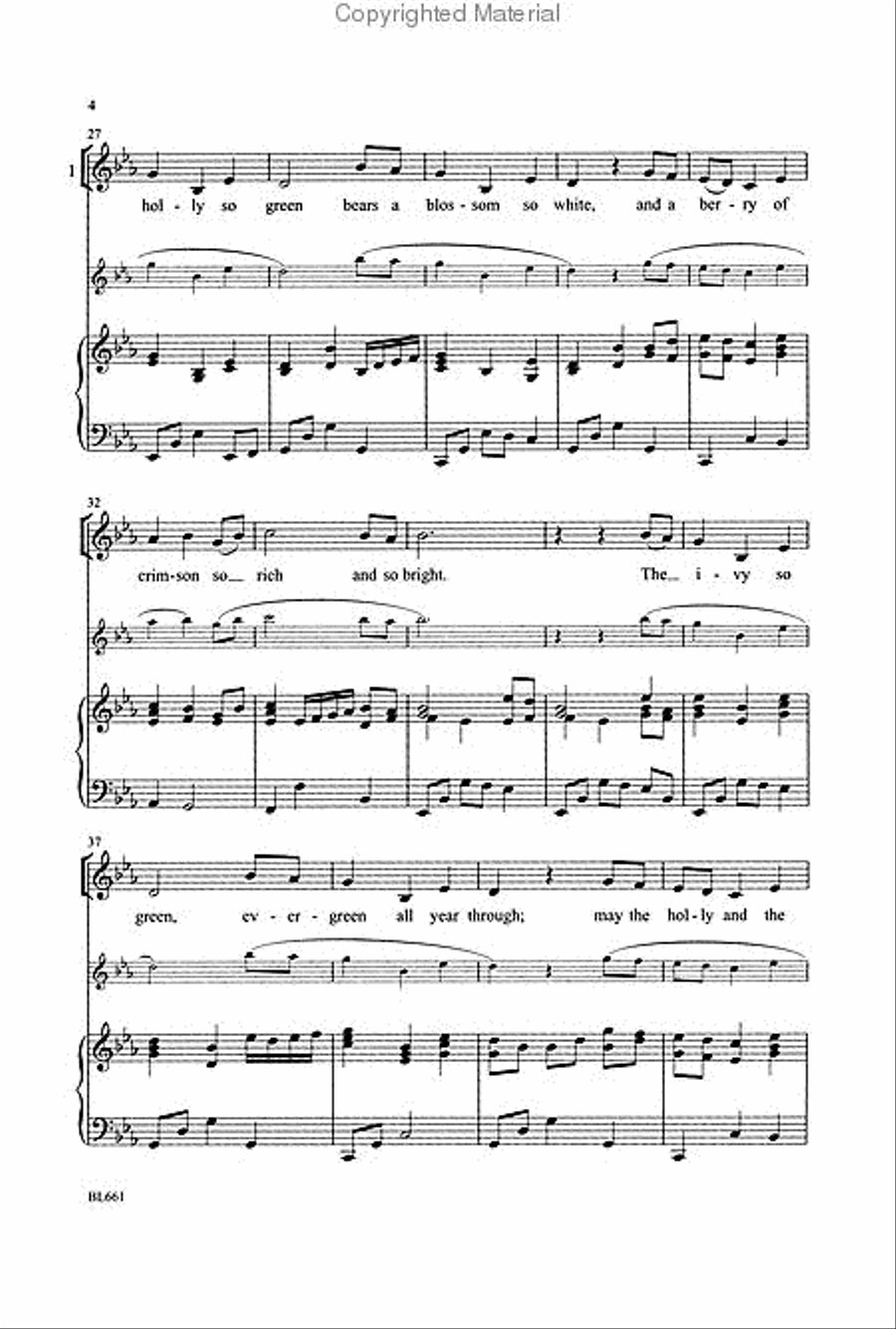 The Holly and the Ivy 2-Part scores gallery preview page 3