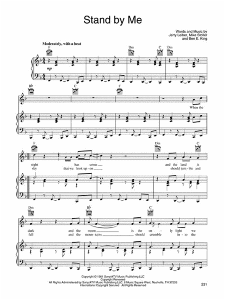 The Most Requested Songs of the '60s Piano, Vocal, Guitar scores gallery preview page 4