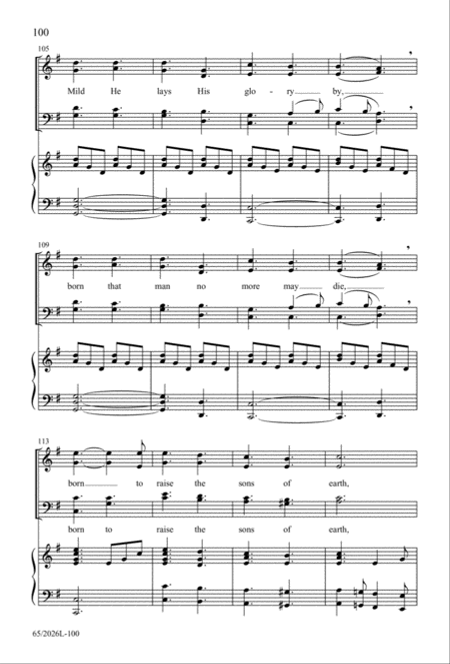 Night of the Father's Love 4-Part scores gallery preview page 101