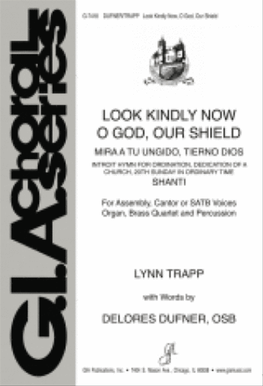 Look Kindly Now, O God, Our Shield / Mira a Tu Ungido, Tierno Dios - Full Score and Parts 4-Part scores gallery preview page 1
