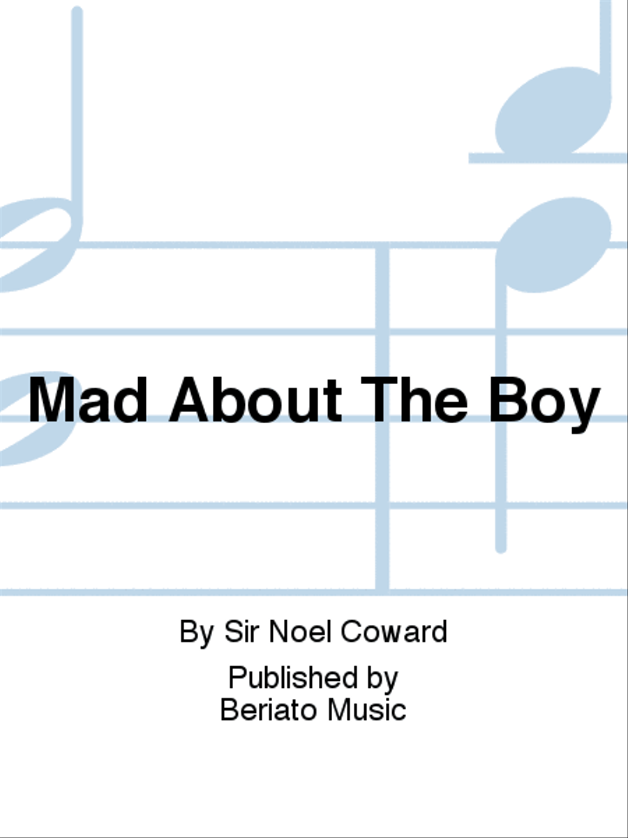 Mad About The Boy Mad About The Boy Piano, Vocal, Guitar scores gallery preview page 1