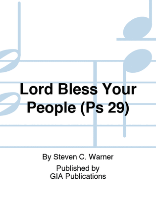 Book cover for Lord Bless Your People (Ps 29)