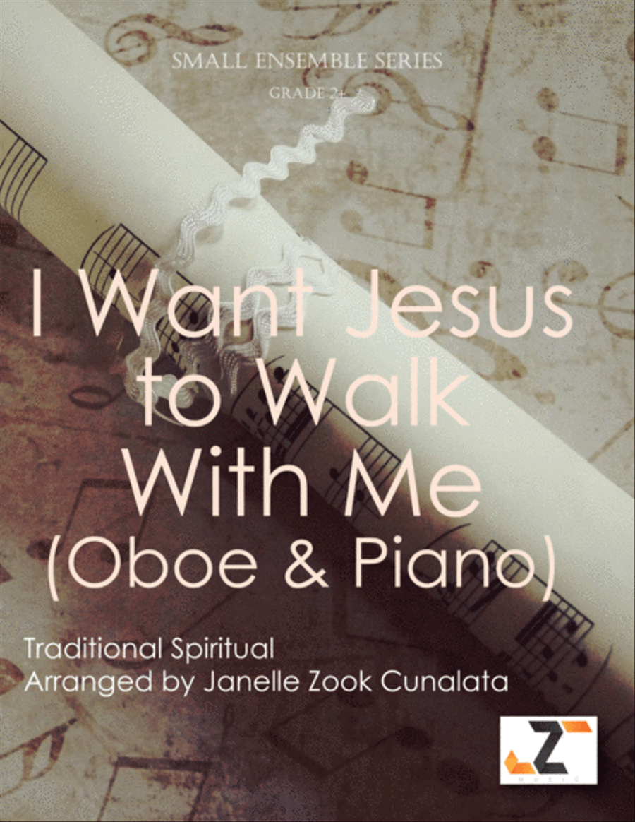 I Want Jesus to Walk with Me (Oboe/Flute & Piano) Woodwind Duet scores gallery preview page 1