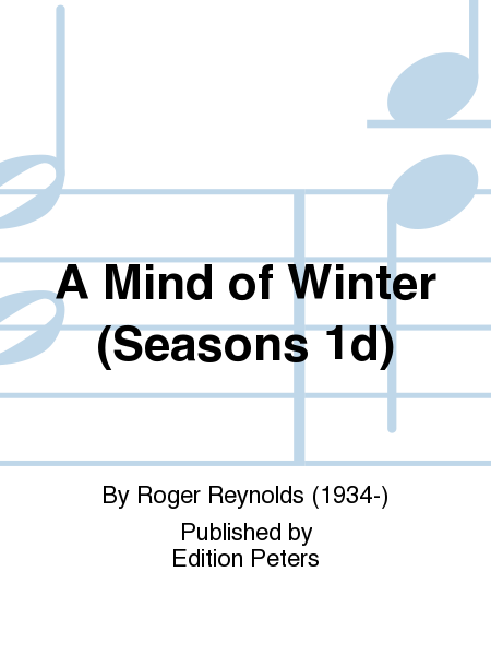 A Mind of Winter (Seasons 1d)
