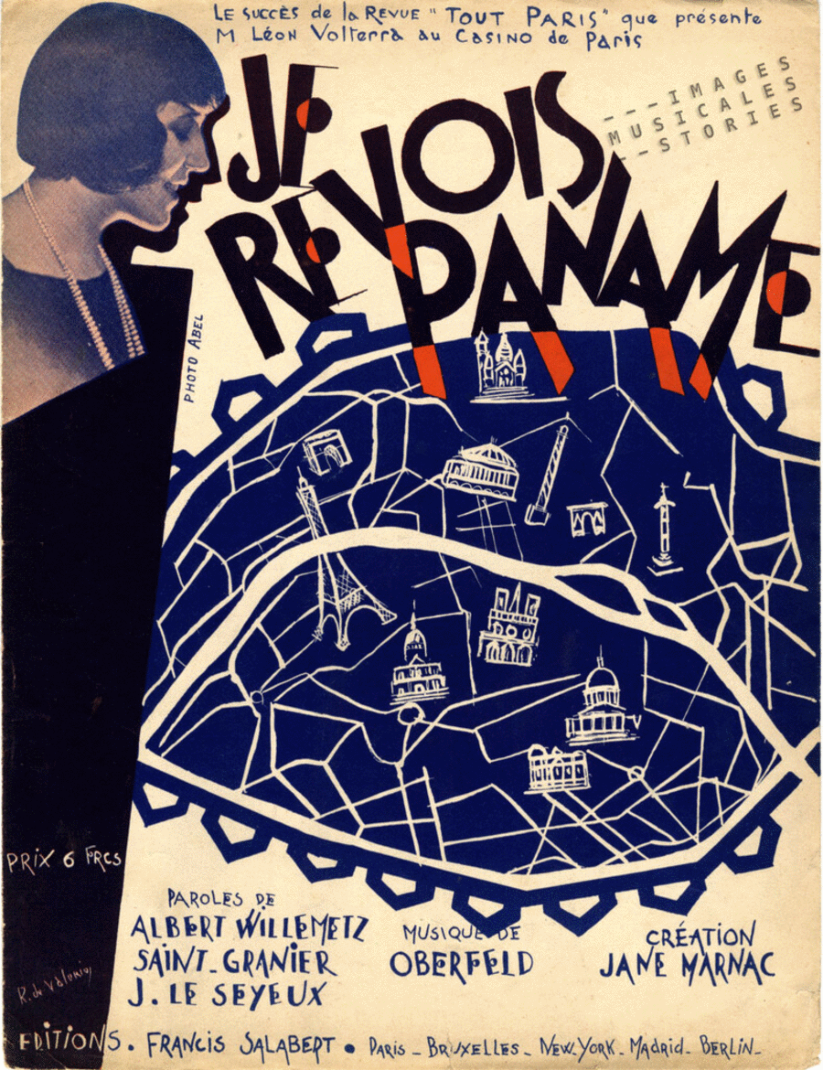 Je Revois Paname Chant-Piano Voice Solo scores gallery preview page 1