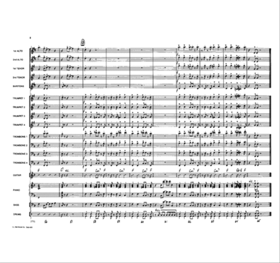 Legend of Bagu Jazz Ensemble scores gallery preview page 8