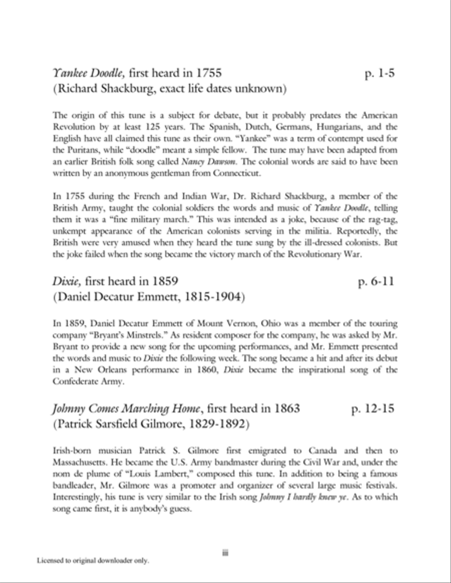 Yankee Dixie Johnny Yankee Dixie Johnny Harp scores gallery preview page 3