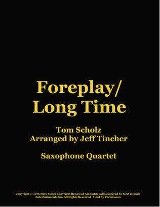 Foreplay/long Time